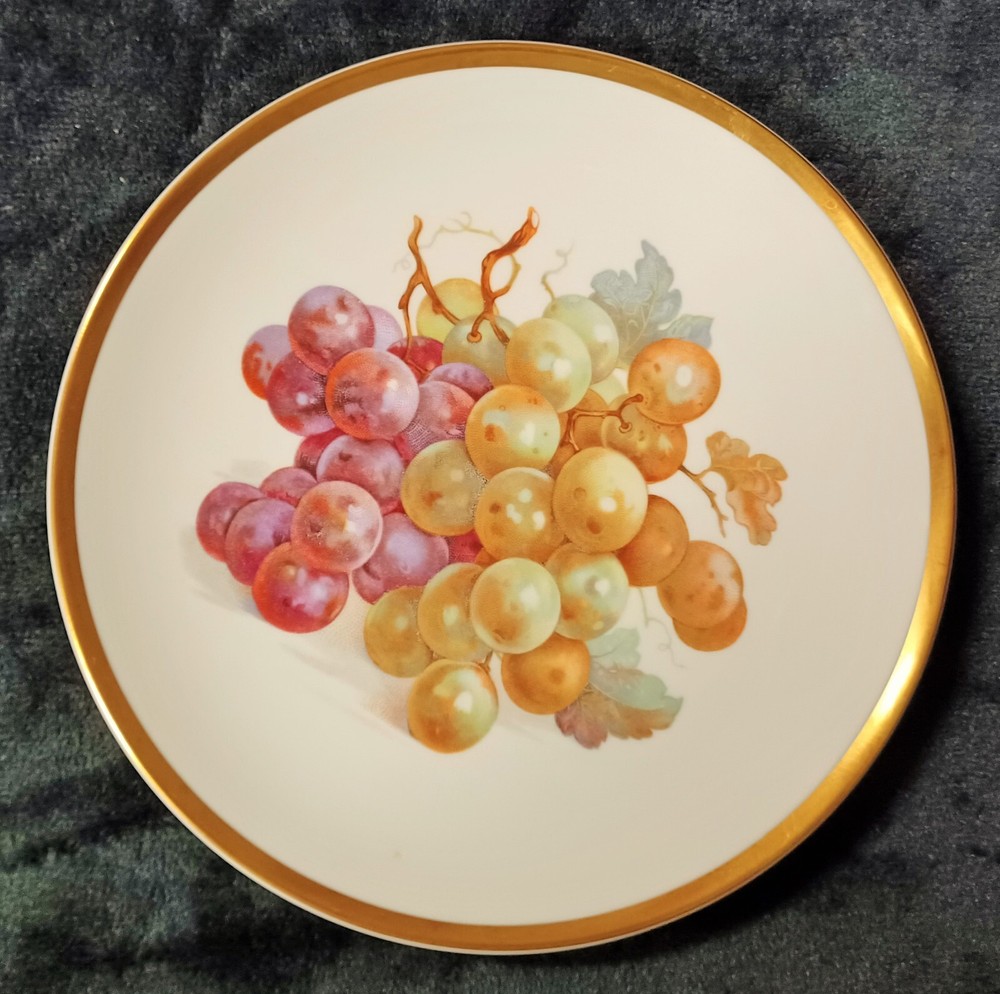 Vtg Jaeger Orchard Salad Plate 7 3/4