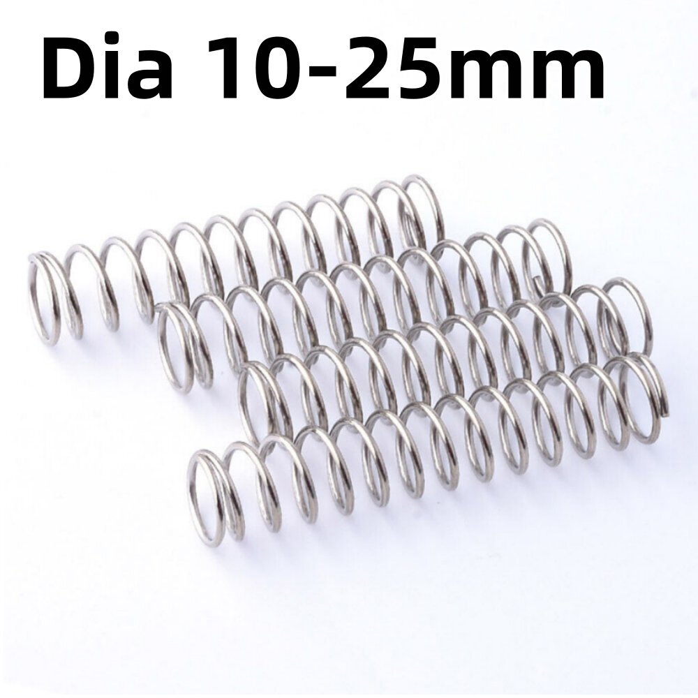 Stainless Steel Compression Springs 10-200mm Length 1.4mm Wire Dia