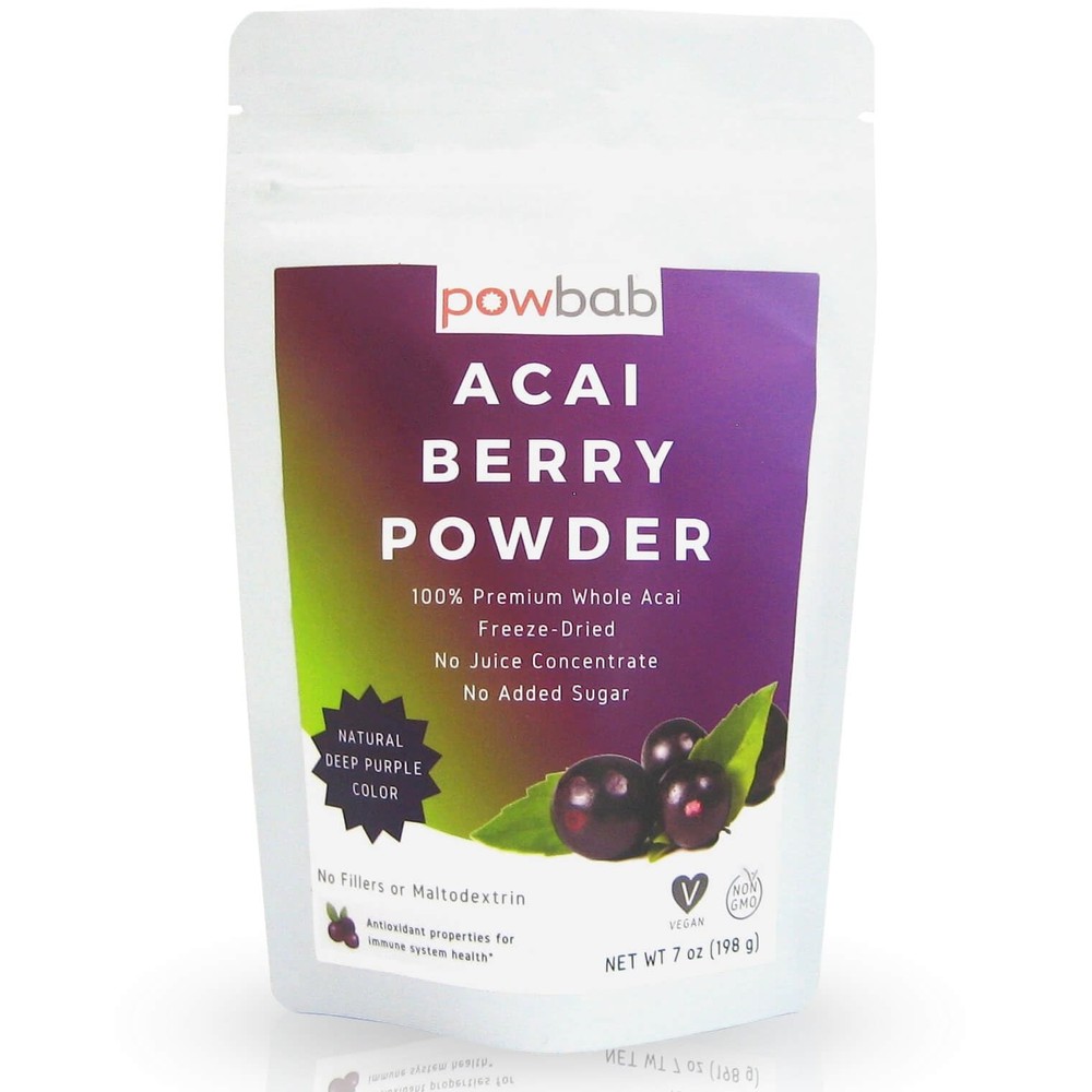 Acai Berry Powder - 100% Organic Acai Powder. Freeze Dried, Unsweetened from ...-image