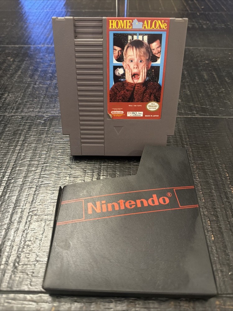 Vintage Original Nintendo NES Home Alone Authentic Game - Tested and Working
