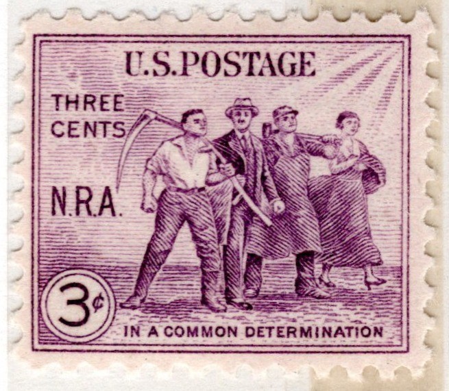 SC#732, 1932--3c National Recovery Act, M/NH