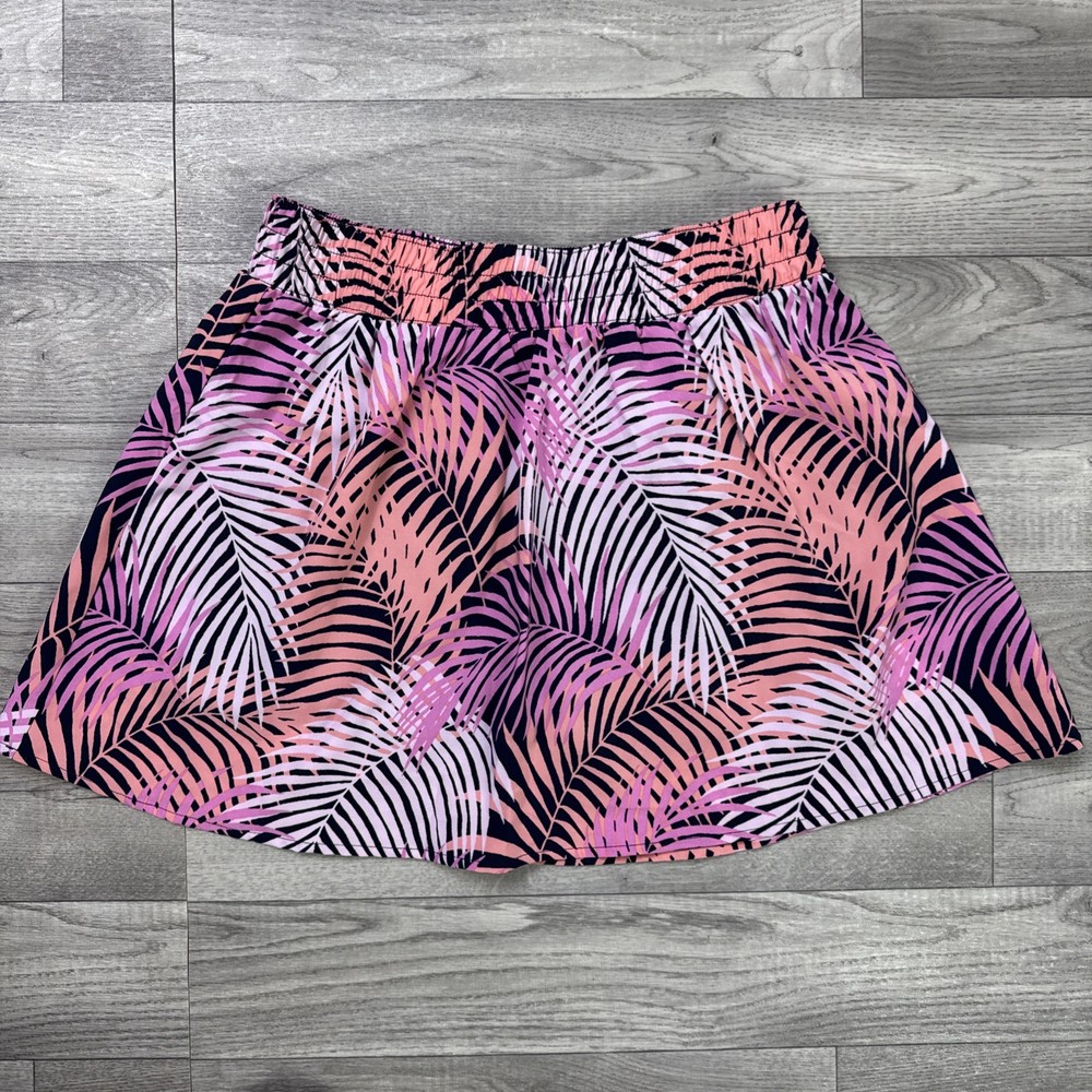 Women's Tommy Bahama Everyday Active Golf Skort Multicolor Leaf Print sz S