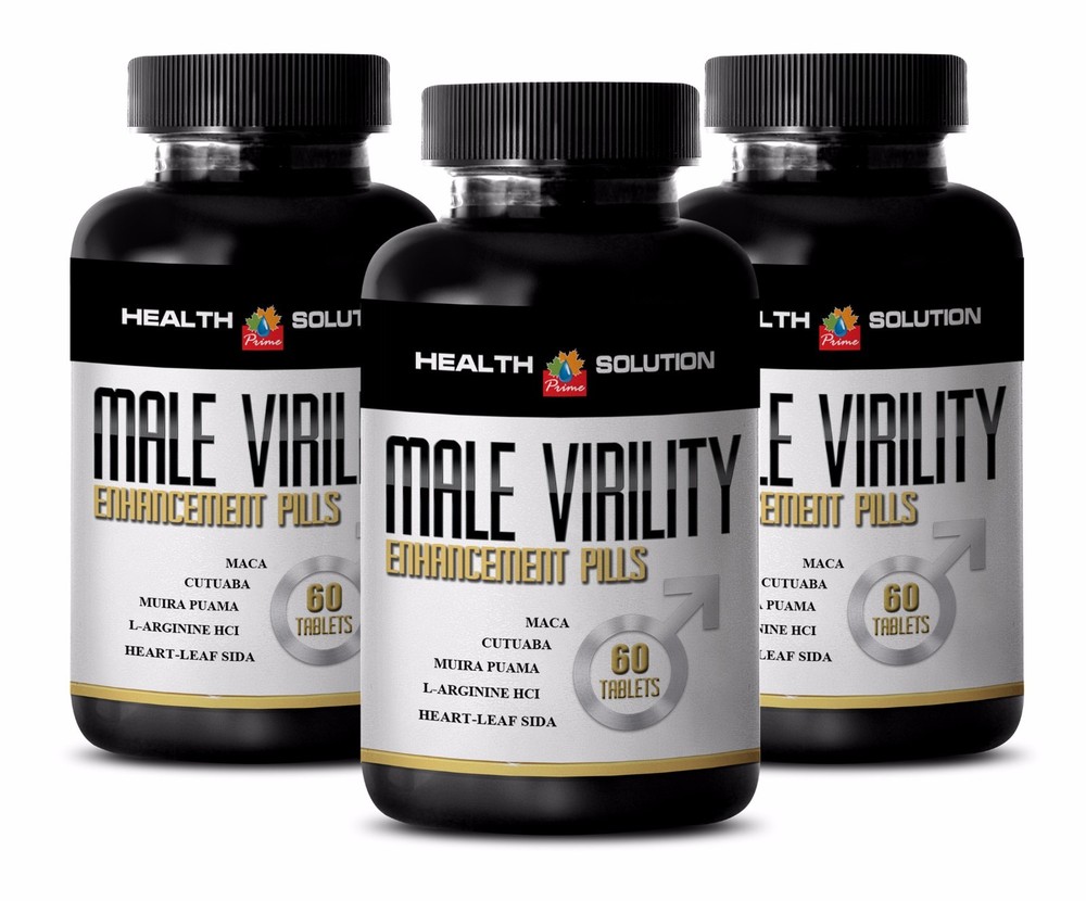 Eleuthero root - MALE VIRILITY ENHANCEMENT Pills - improve blood flow - 3 Bottle