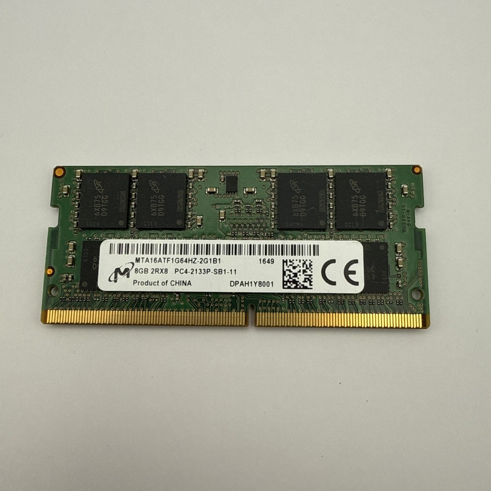Micron DDR4 SDRAM SO-DIMM 8GB PC4-2133P 260-Pin Non-ECC MTA16ATF1G64HZ