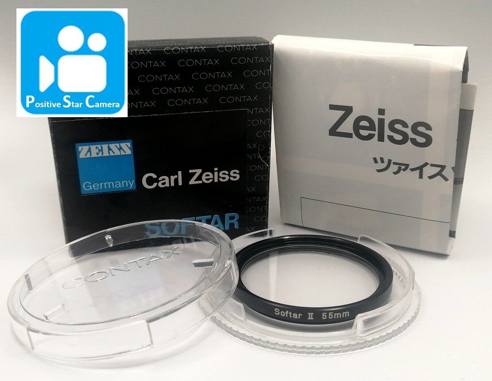 Contax Carl Zeiss 55mm Softar II Vintage Lens Filter Japan Unused