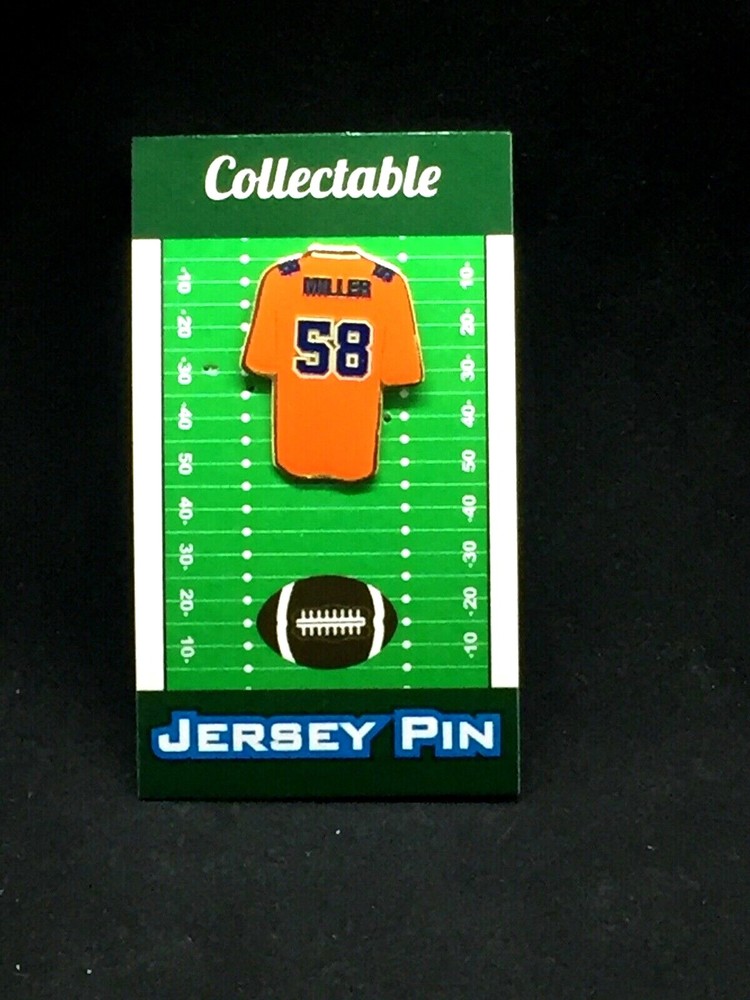 Denver Broncos Von Miller jersey lapel pin-Classic Collectible-Fan Favorite