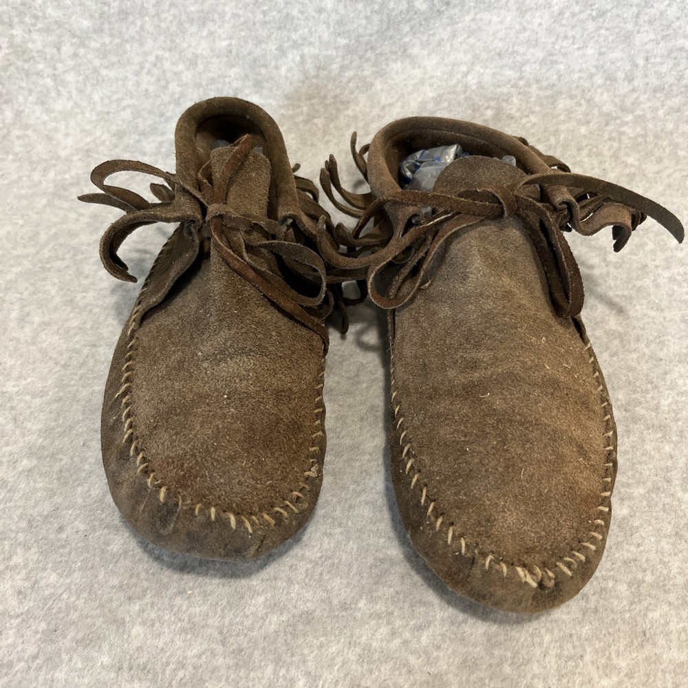 Genuine Leather Straps Suede Moccasin