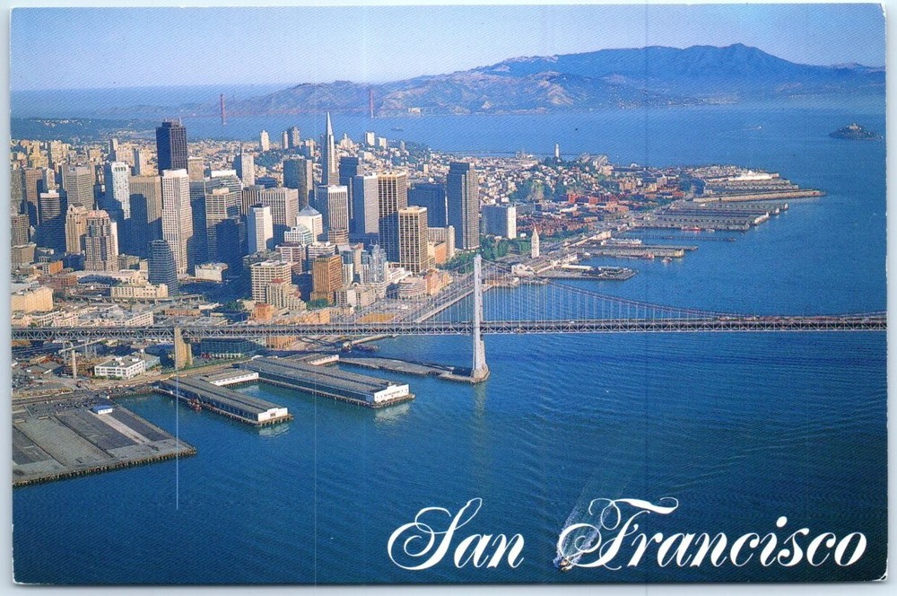 Postcard - Aerial View, San Francisco, California, USA