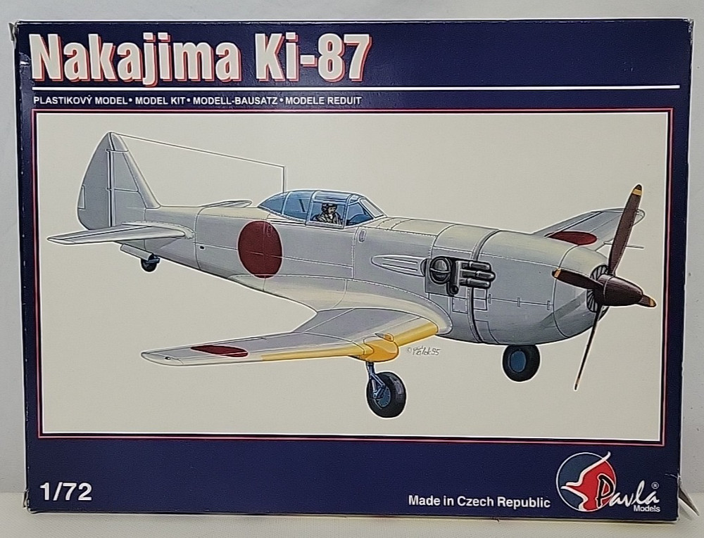 Pavla Models Nakajima KI-87 1/72 Model Kit No. 72002