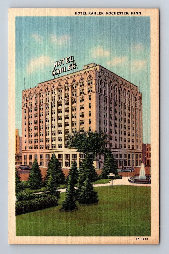 Rochester MN-Minnesota Hotel Kahler Vintage Postcard