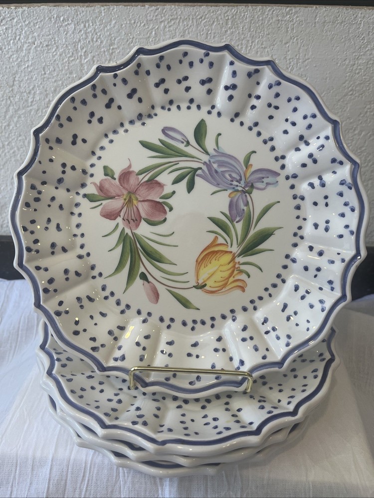 vtg  ITALY NOVE Set of 4 PLATES  8 1/2