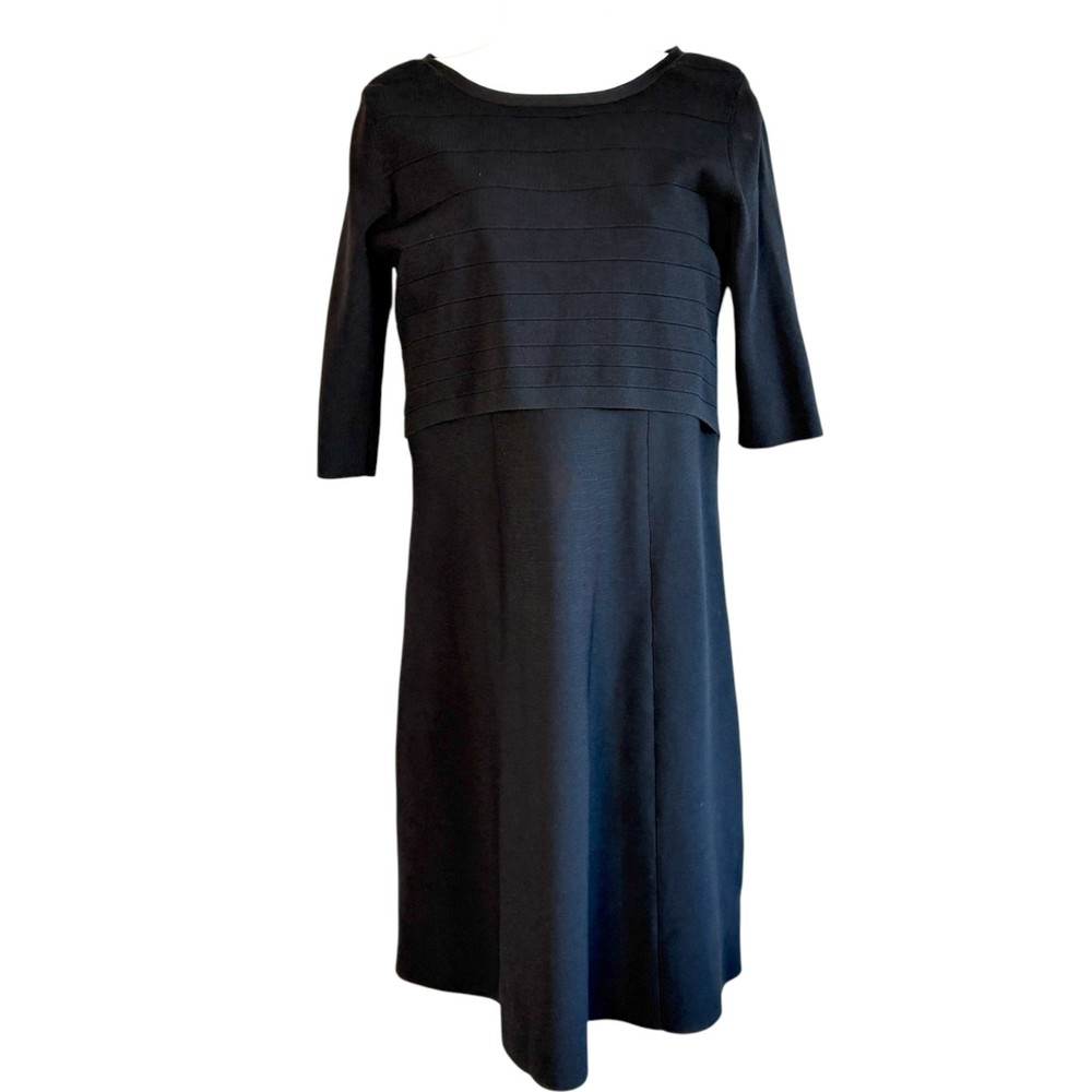 Seraphine Luxe Maternity Nursing Knit Dress Black Size S Versatile Comfort