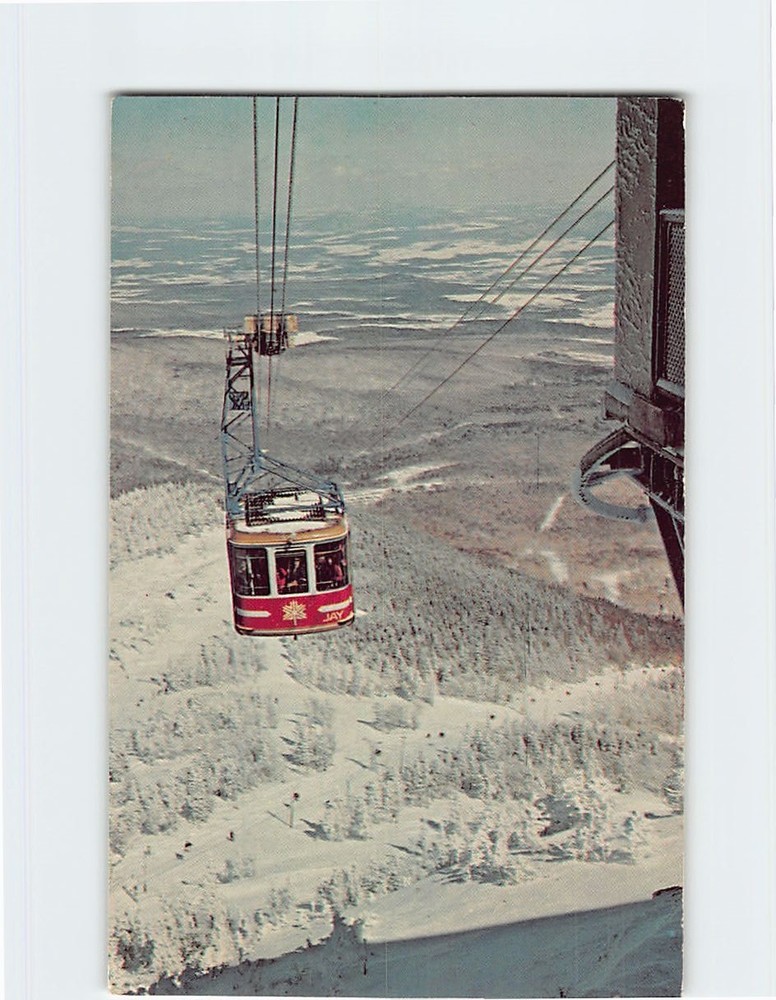 Postcard Tramway Entering Skyhaus Jay Peak Ski Area Jay Vermont USA