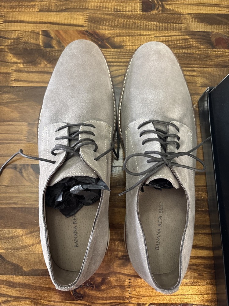 Banana Republic Dress Shoes Sz 11M Grey Owen