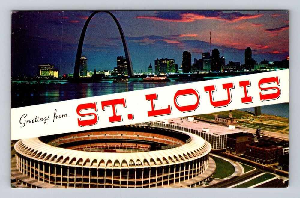 St Louis MO-Missouri, General Banner Greetings, Antique, Vintage Postcard