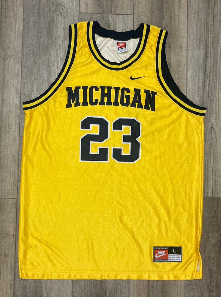Nike Michigan Wolverines #23 Basketball Jersey Men's Large Pre-Owned NCAA