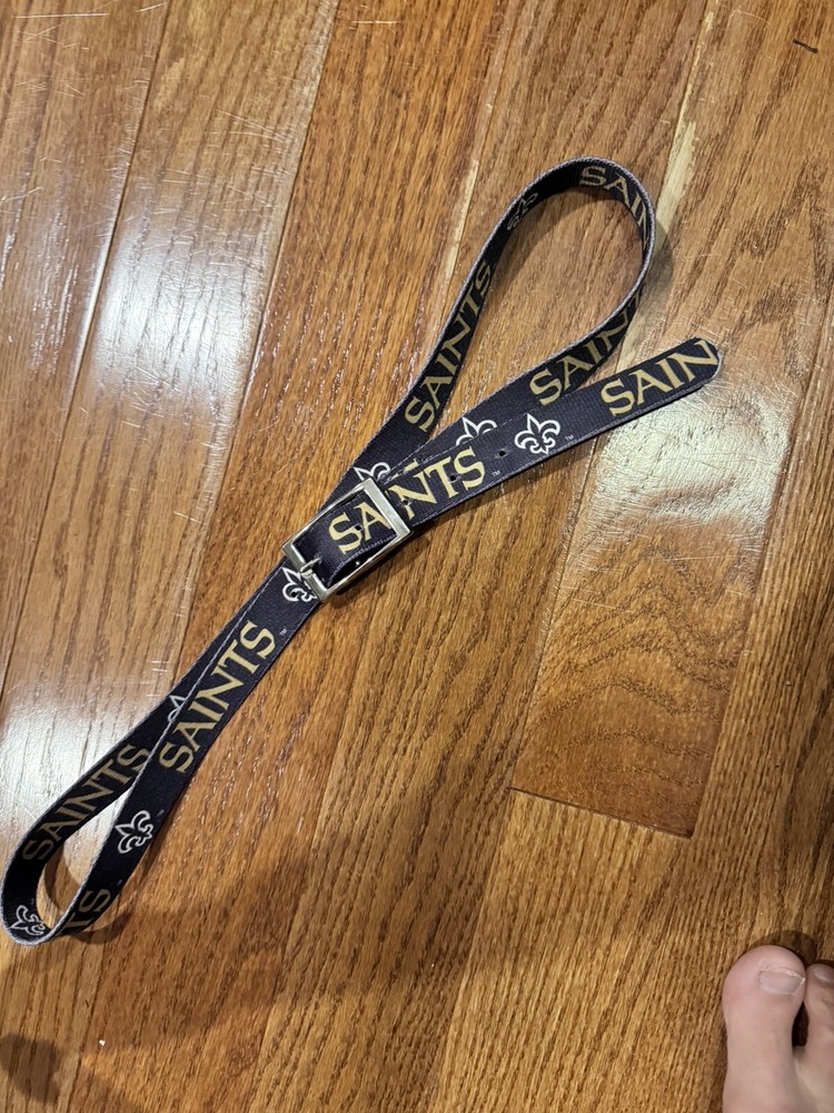 New Orleans Saints Unisex Belt Logo Football Fan Game Gear NFL Shop Team Apparel