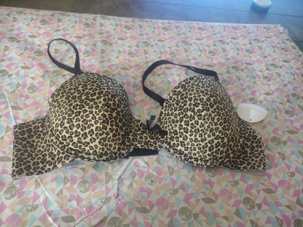 Women's Animal Print T-Shirt Bra Just Be Brand  Size 34C Underwire NWT!