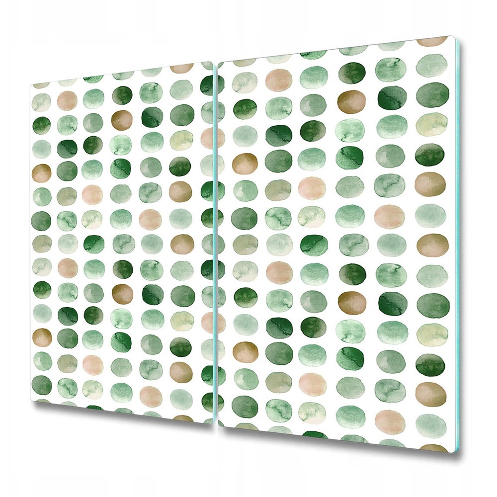 Glass Surface Protector geometric dots green circles Colourful Art 2x30x52