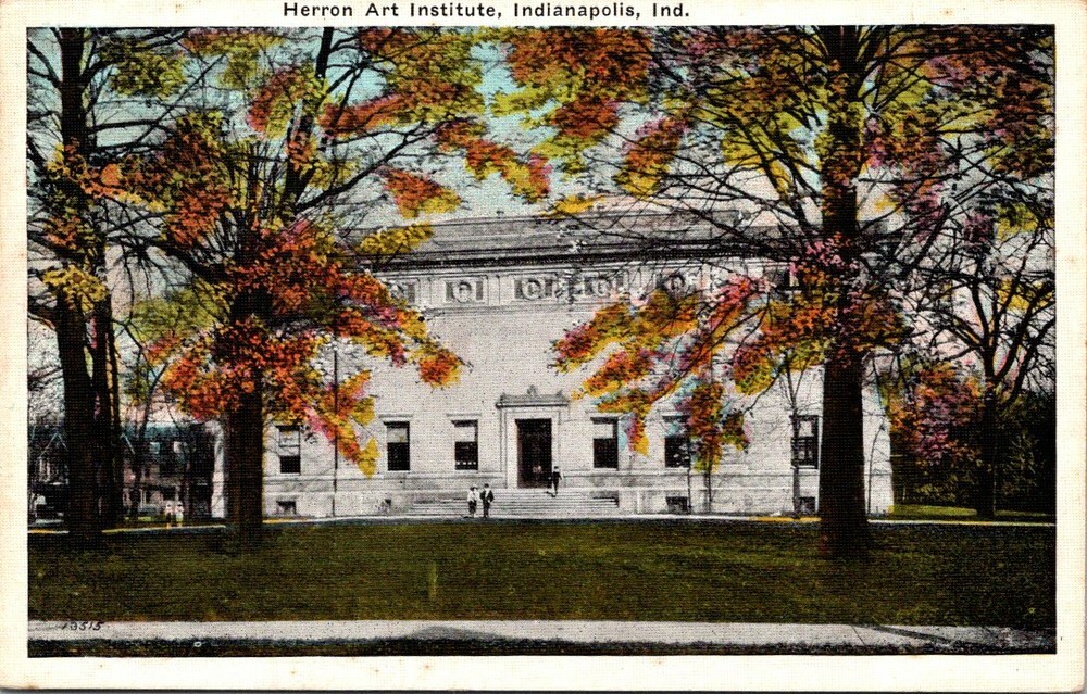 c1920 Herron Art Institute Indianapolis Indiana Vintage Postcard