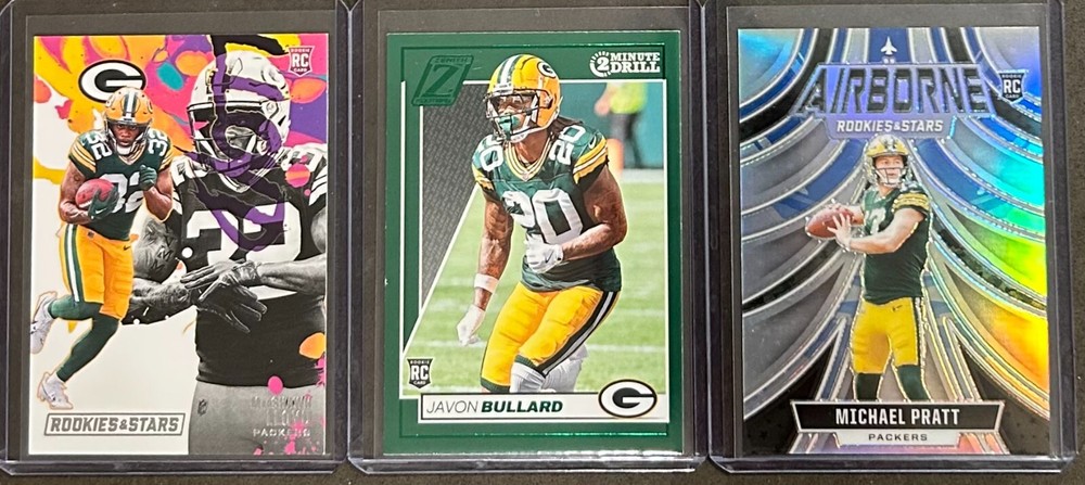 2024 Panini Football Green Bay Packers 3 Card Rookie Insert/Parallel Lot!