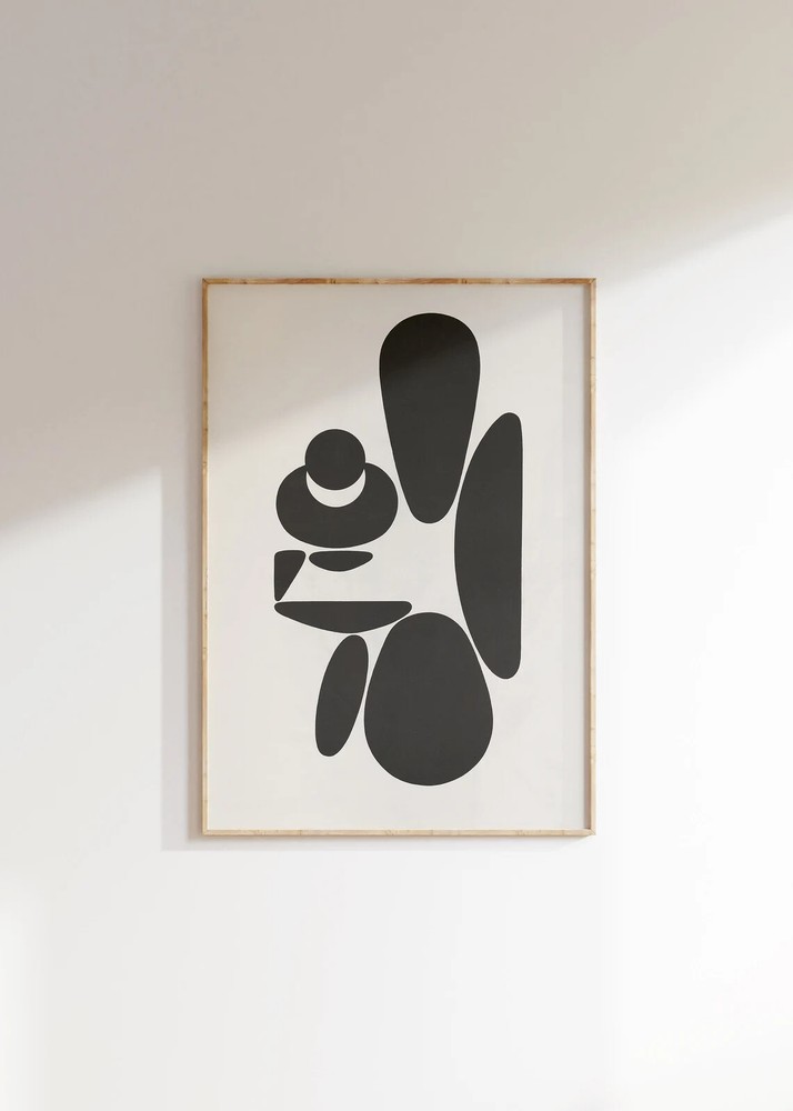 Abstract Shape Painting Poster Premium Quality Choose your Size