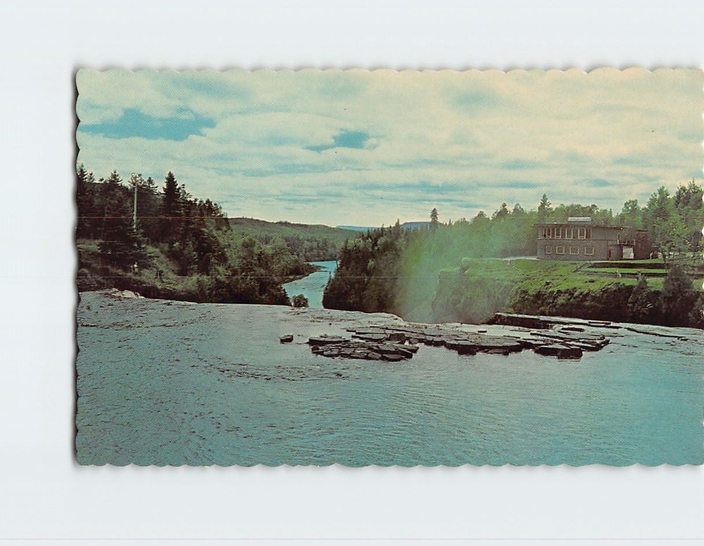 Postcard Kakabeka Falls and Green Mantle Pavilion Ontario Canada
