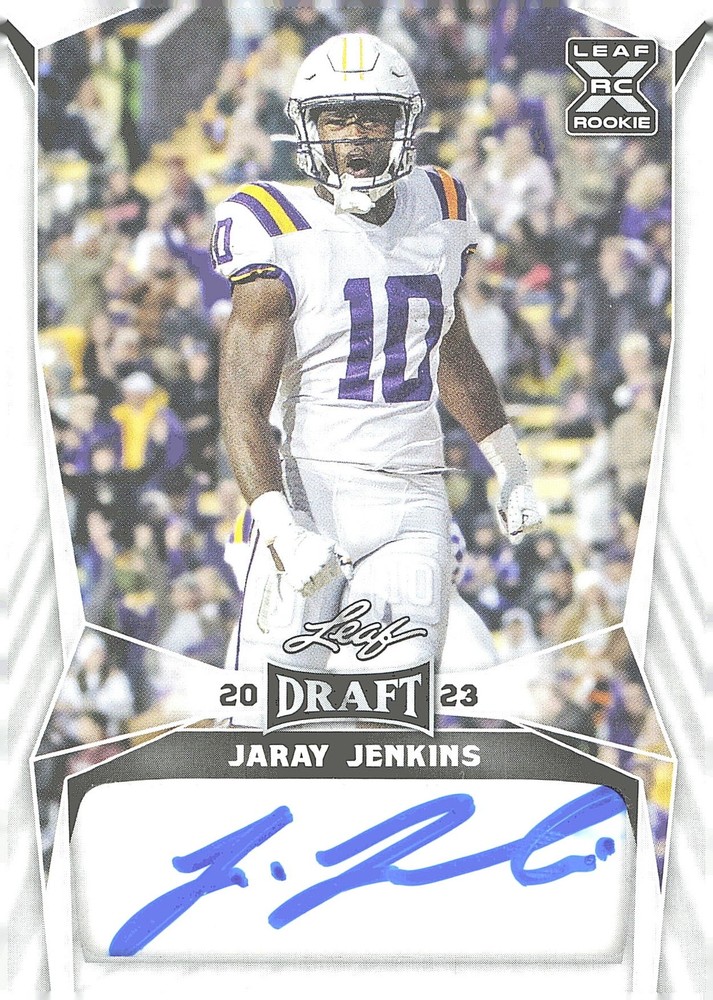 2023 Leaf Draft #BA-JJ3 Jaray Jenkins Autographs