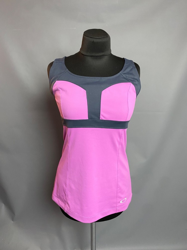 Women's Oakley Hydrolix  Crossback Straps Tank Top Pink Size M