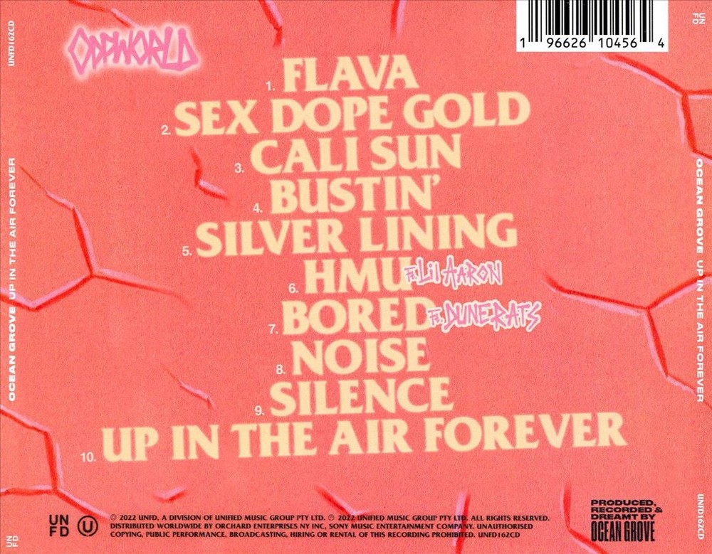 Ocean Grove Up In The Air Forever New Cd
