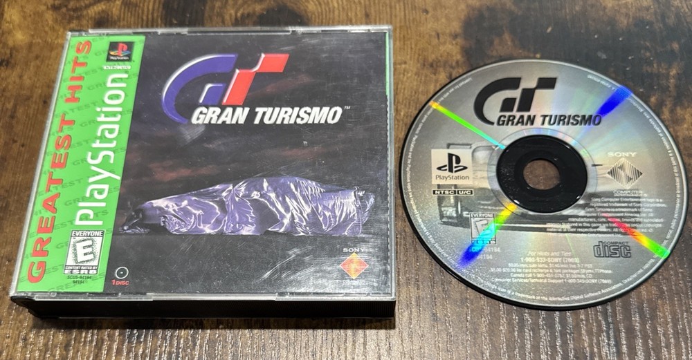 Sony Playstation 1 PS1 Gran Turismo 1 Greatest Hits Disc in Case Tested