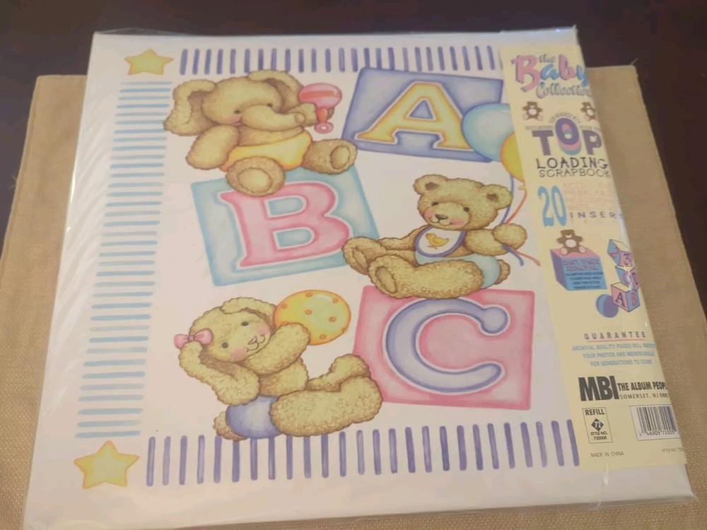 ABC Baby Scrapbook 20 Insert Pages Acid-Free-image