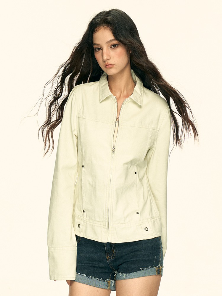 American Retro Lapel, Coat Women's 2025 New, Short Slim Jacket Top