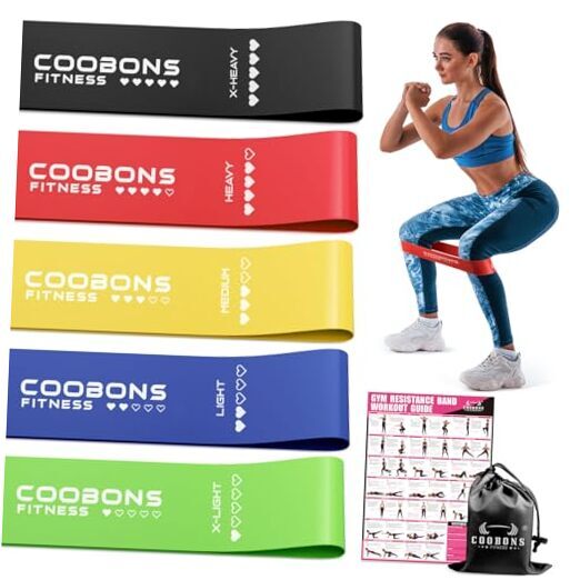 High-Strength 10-40LB Resistance Bands for Women Workouts and Fitness Training in Vibrant Colors