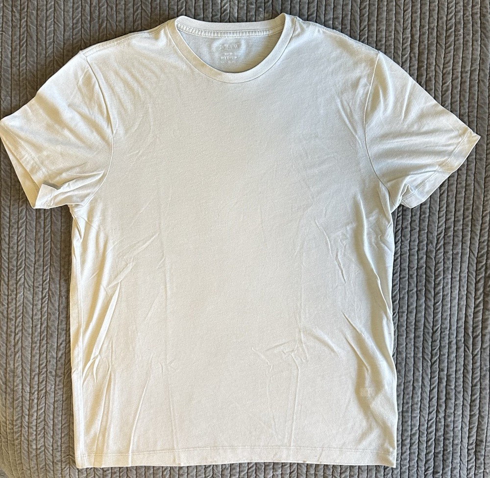 J.CREW Men's Tan T-Shirt Large