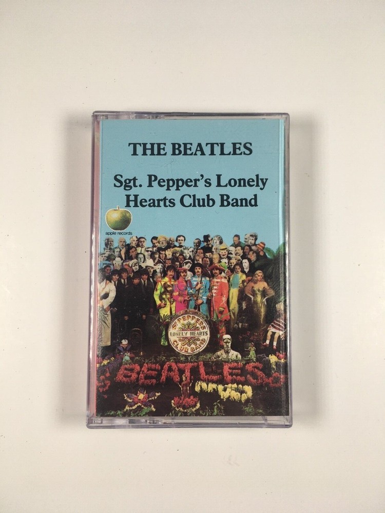 Vintage 1967 The Beatles Sgt. Pepper's Lonely Hearts Club Band Cassette Tested
