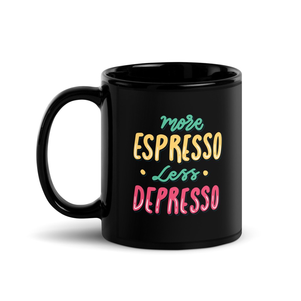 Black Glossy Mug
