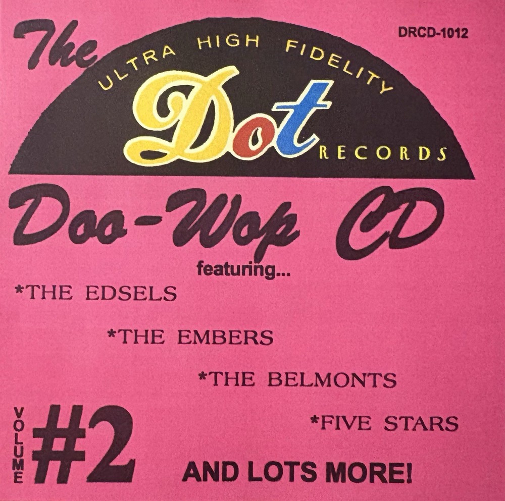 VARIOUS ARTISTS - DOT RECORDS DOO-WOP CD Vol 2 - 26 Tracks NM
