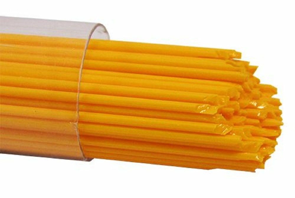 US1042 COE 96 Orange Opal Uroboros Stringers 5 Oz Tube
