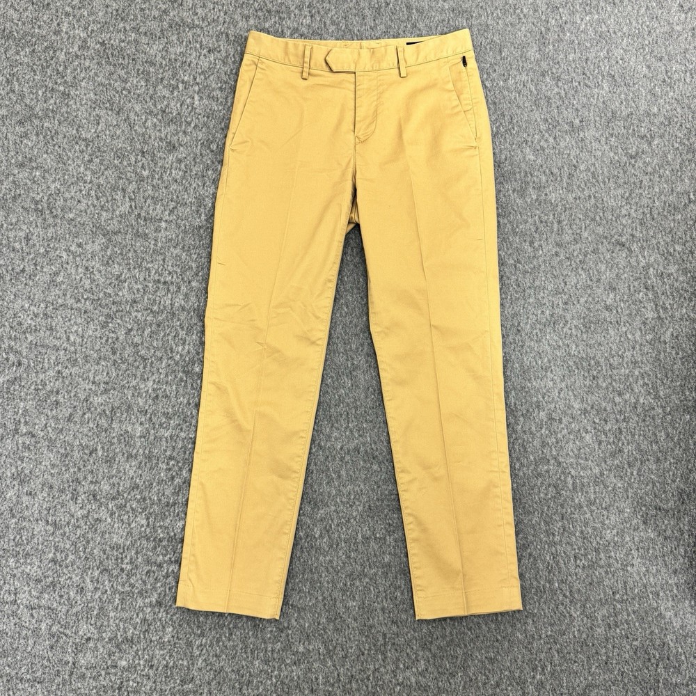 Bonobos Tailored Pants Men’s Chinos Flat Front Tan Size 28/30