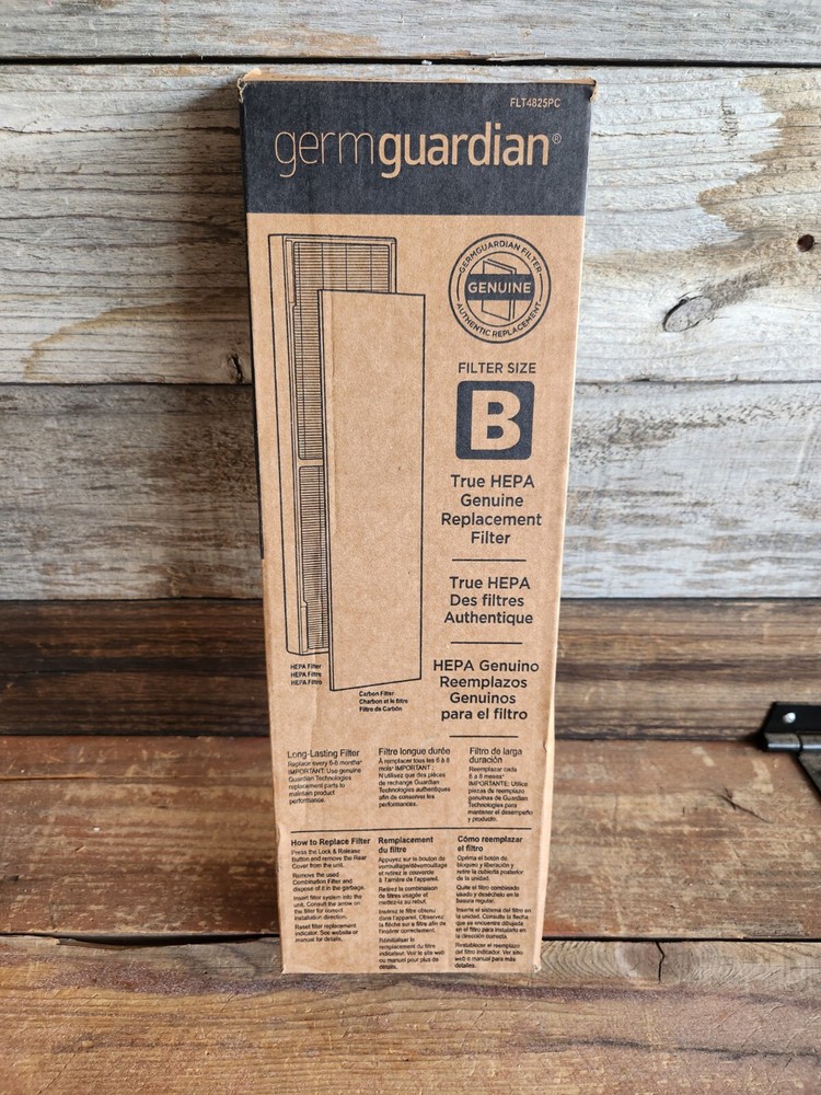 1 GENUINE GermGuardian True HEPA  Air Purifier Size B Filter FLT4825