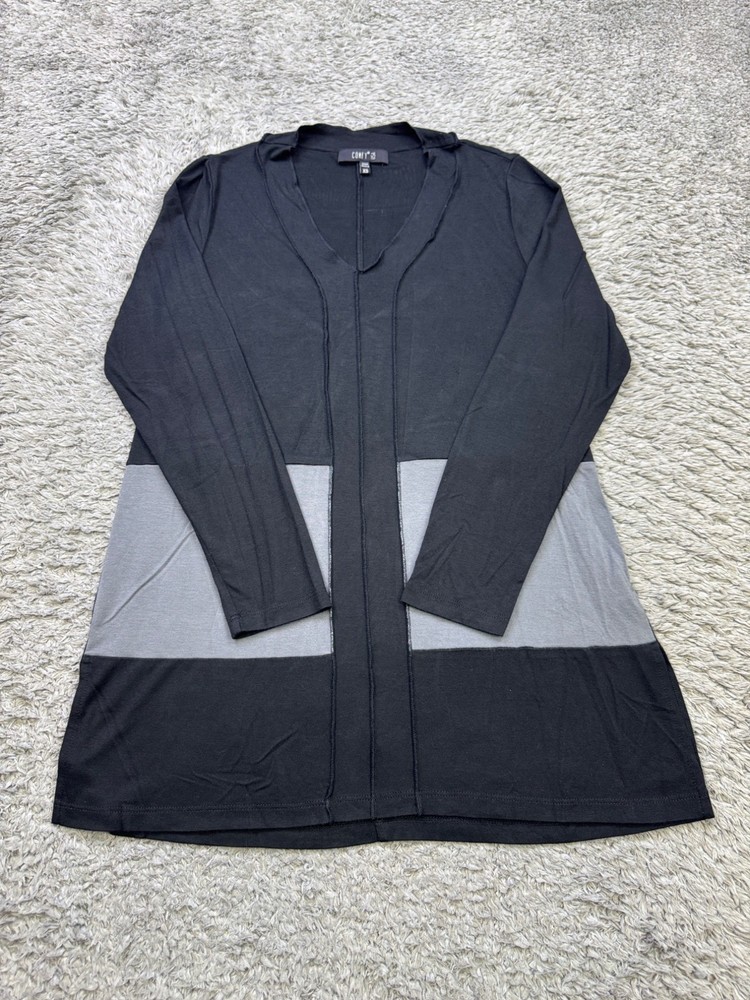 Comfy USA Top Women XS Colorblock Raw Hem Lagenlook Whimsy Peasant Tunic Blouse
