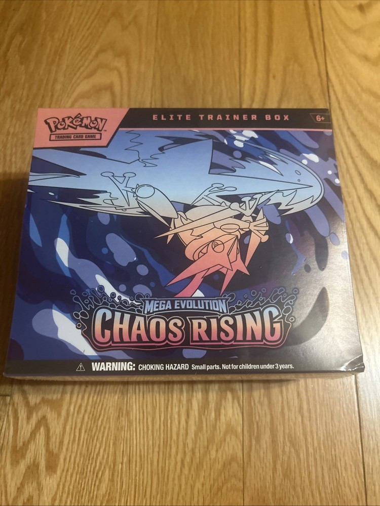 Pokemon Tcg Mega Evolution Chaos Rising Etb Elite Trainer Box Factory Sealed D