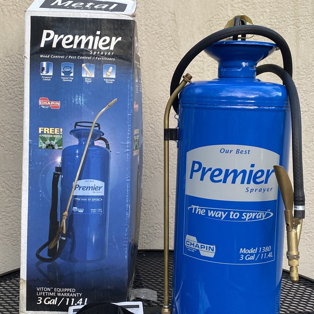 Chapin Premier Pro 1380: 3-gallon Tri-Poxy Steel Tank Lawn & Garden Sprayer