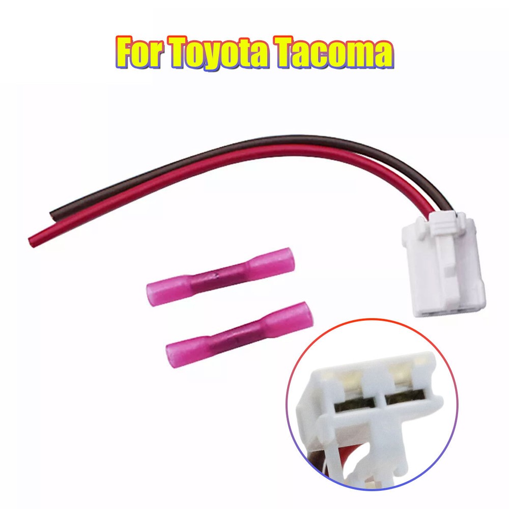 Blower Motor Connector Pigtail Plug Connector & Heat Shrink For Toyota Tacoma