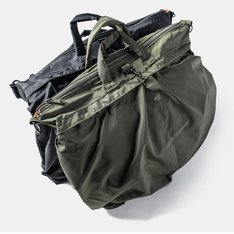 1980s USAF Flyer Helmet Bag Waterproof Shoulder Bag Big Hand Bag Tote