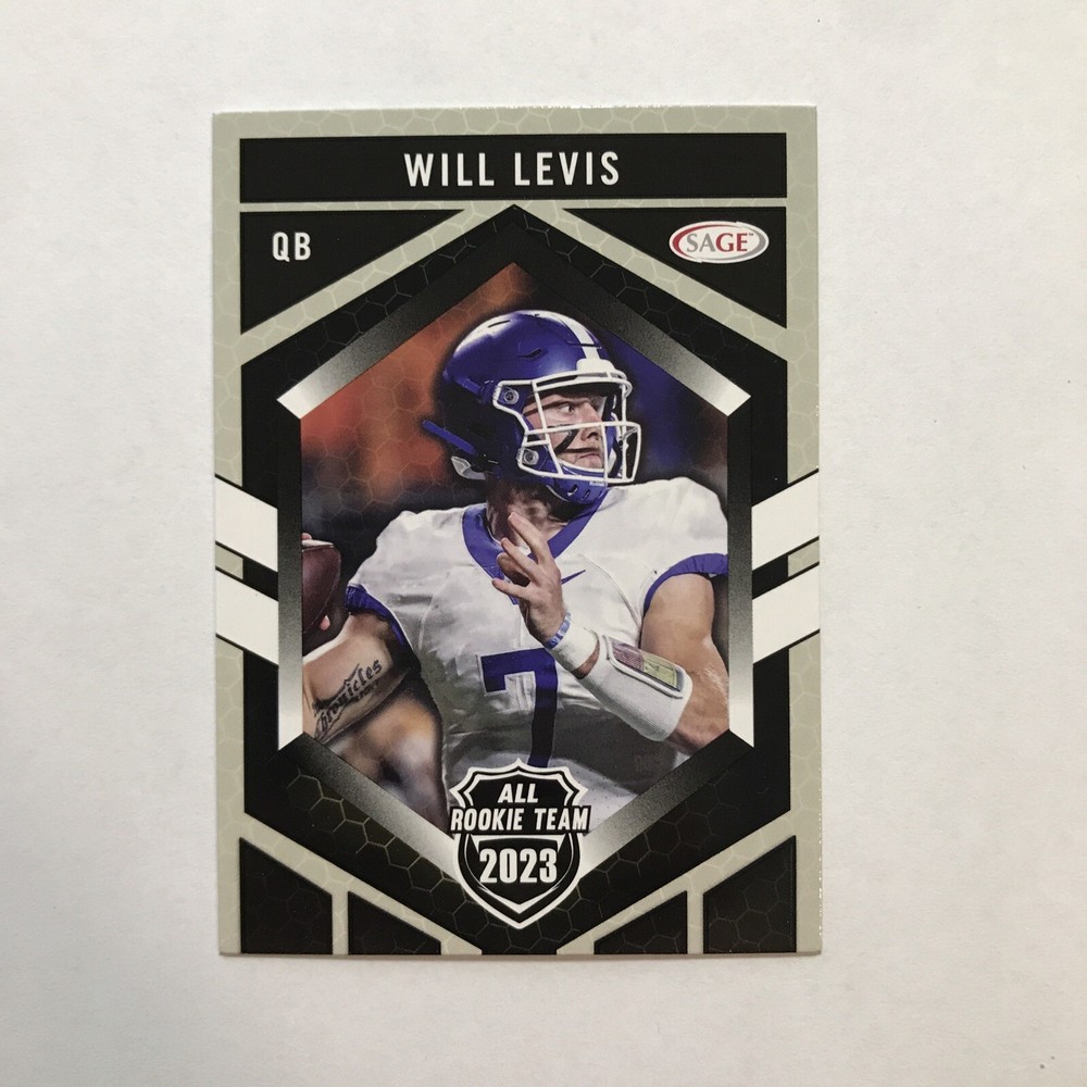 2023 Sage High Series All-Rookie Team #183 Will Levis RC Black Rookie Card