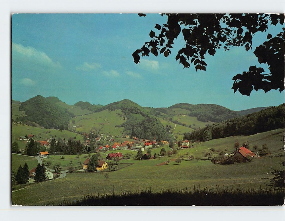 Postcard Panoramic View Langenbruck Switzerland
