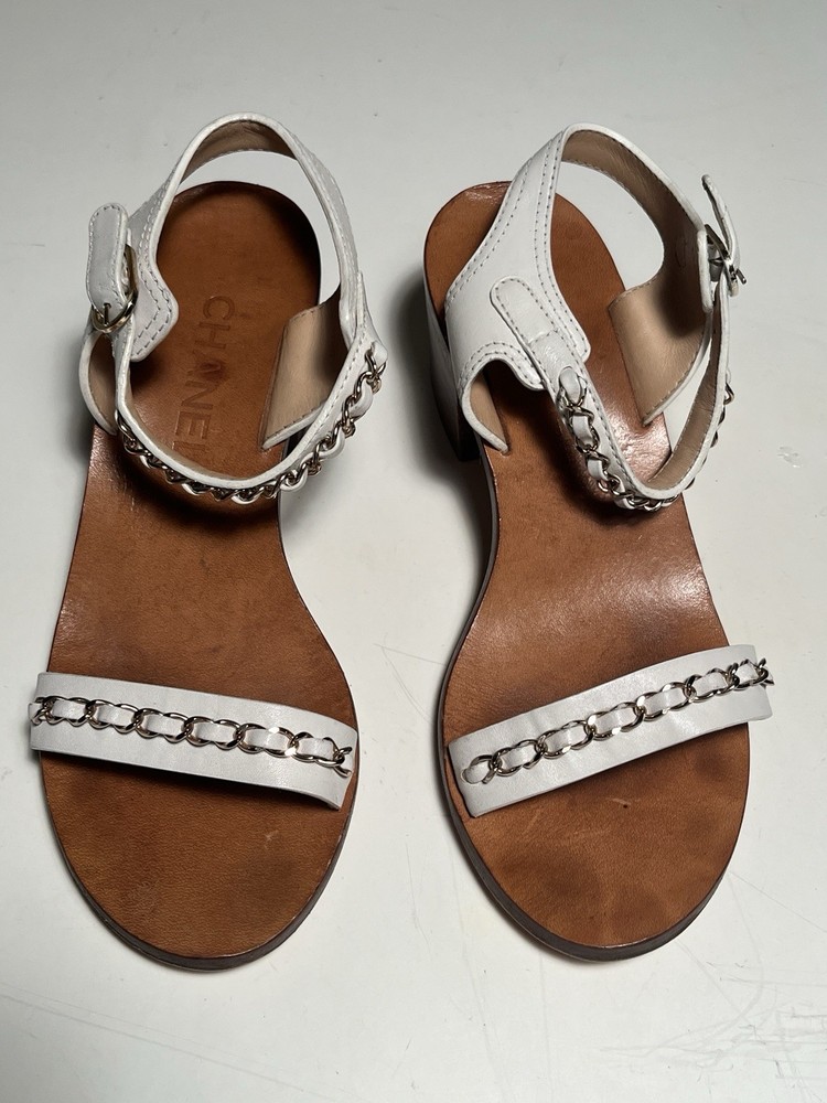 Chanel Chainlink Sandals Size 36
