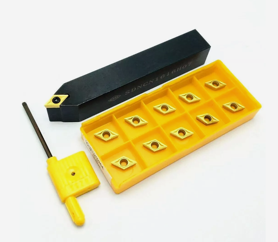 SDNCN1616H07 +10* DCMT070204 carbide insert 16x100mm Lathe Turning Tool Holder